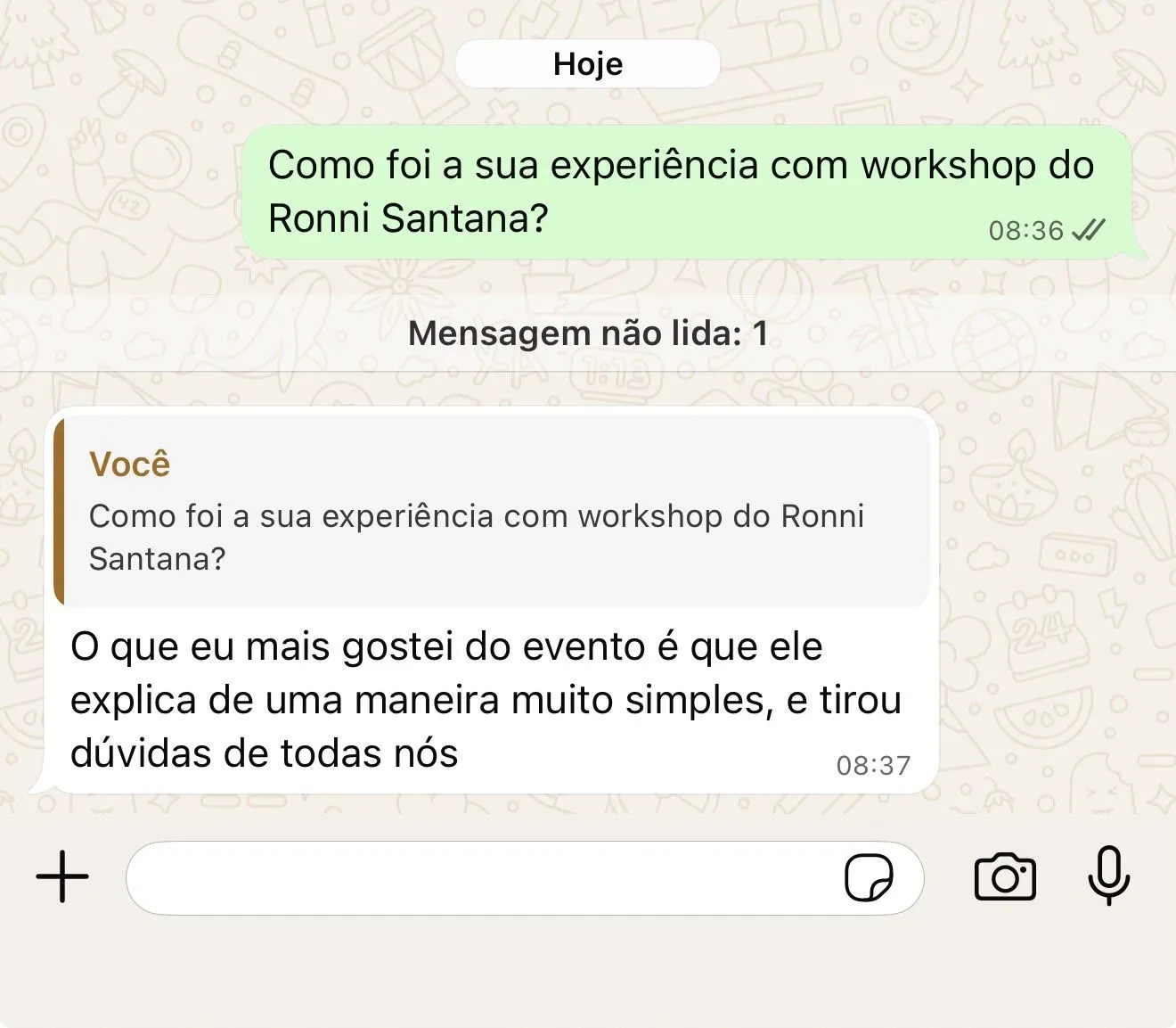 Depoimento de profissional sobre o método do Ronni