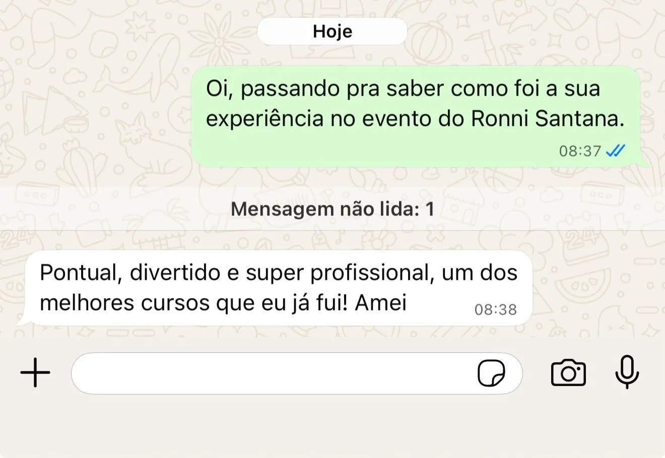 Depoimento de profissional sobre o método do Ronni