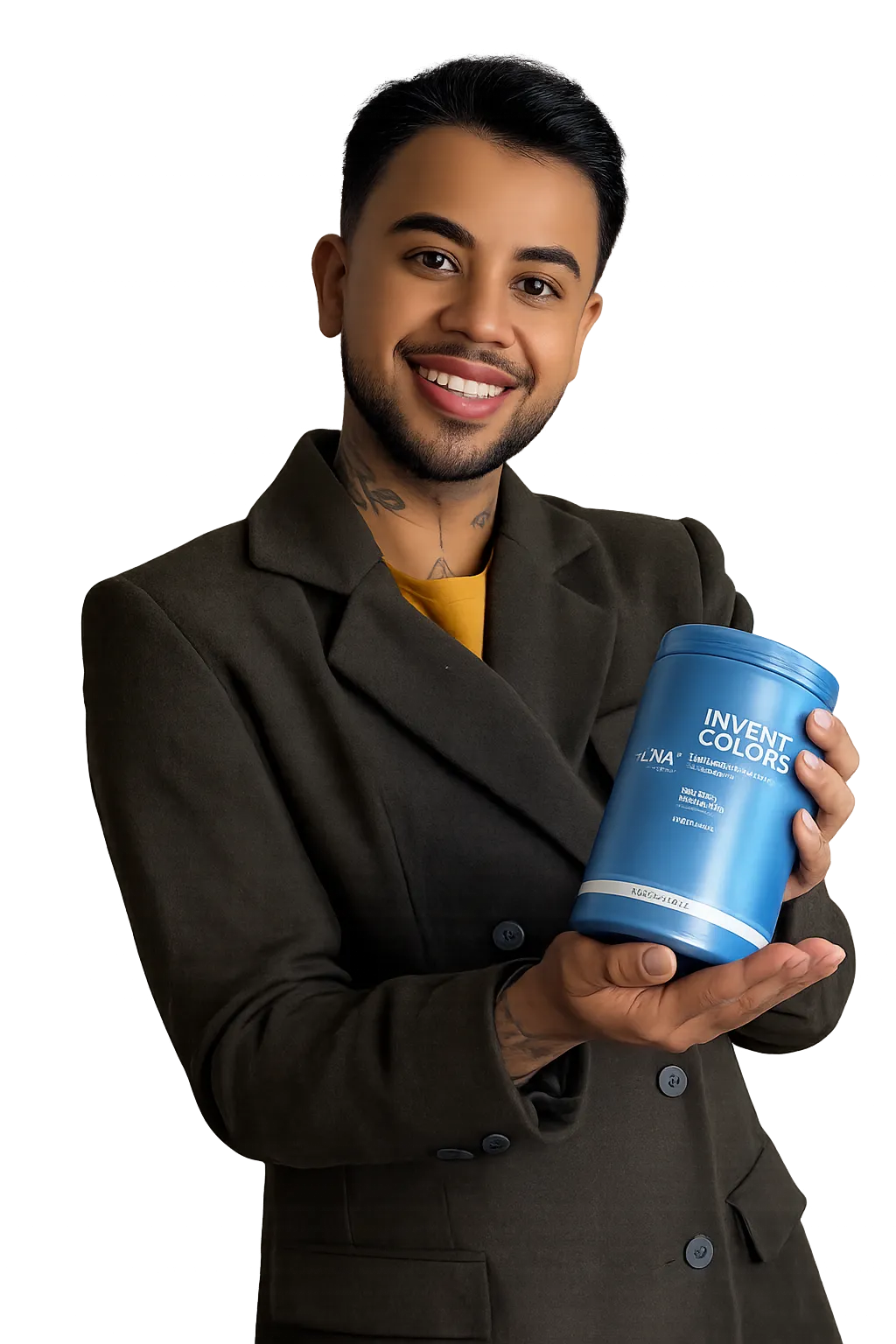 Ronni Santana com produto profissional Hoka